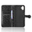 For Samsung Galaxy F14 5G Stand Wallet Phone Case PU Leather Dot Pattern Imprinted Smartphone Cover - Black - 4
