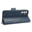 For Samsung Galaxy M14 5G PU Leather Phone Wallet Case Imprinted Triangle Stand Phone Cover - Blue - 3