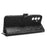 For Samsung Galaxy M14 5G Dot Pattern Imprinted Leather Wallet Case Stand Phone Cover - Black - 3