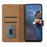 For iPhone 14 Plus Butterfly Imprinted Drop-proof Shell PU Leather Wallet Stand Phone Case - Purple - 2