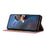 For iPhone 14 Plus Butterfly Imprinted Drop-proof Shell PU Leather Wallet Stand Phone Case - Purple - 4