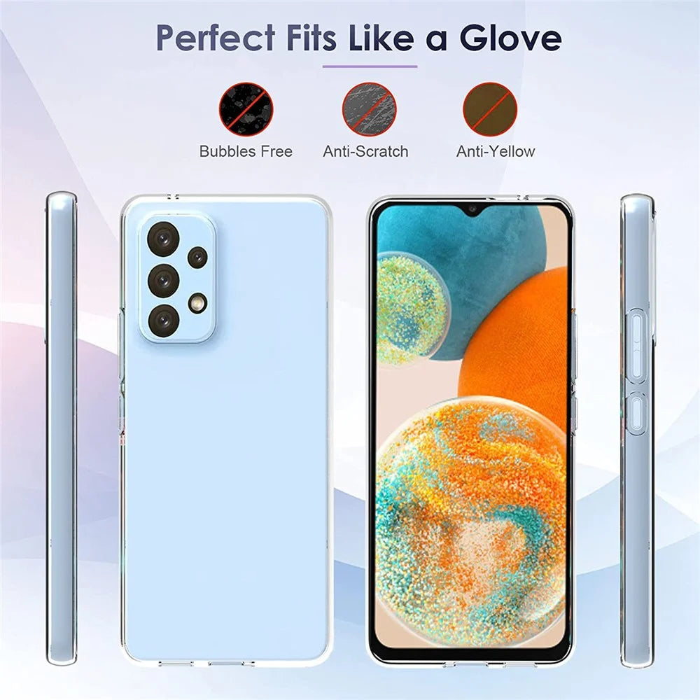 For Samsung Galaxy A23 5G (Global Version) / A23 4G Phone Case Anti-fingerprint Soft TPU Phone Cover - 5