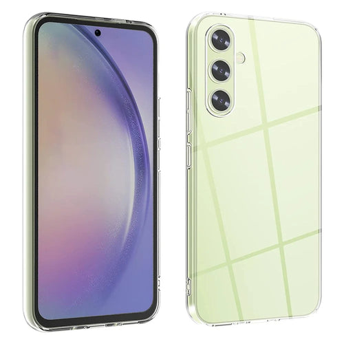 For Samsung Galaxy A54 5G Phone TPU Case Anti-fingerprint Anti-scratch Transparent Phone Cover - 1