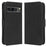 For Google Pixel 8 Pro Leather Phone Case Wallet Stand PU Leather Multiple Card Slots Cover - Black - 1