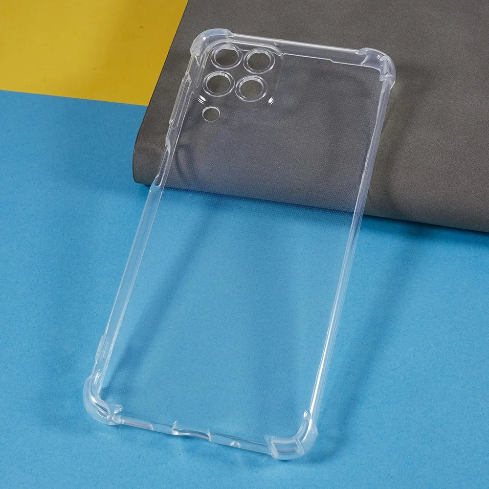 For Samsung Galaxy M53 5G Transparent Phone Case Reinforced Corner Anti-drop TPU Cover - 2