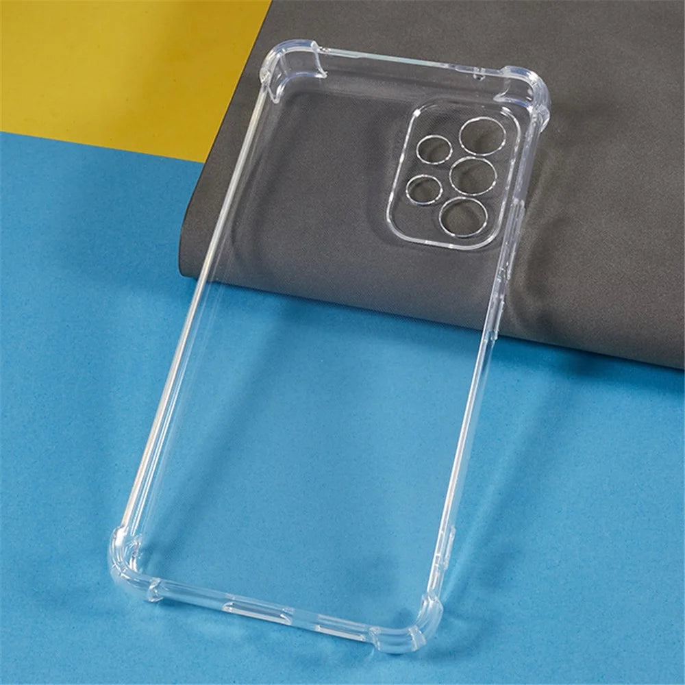 For Samsung Galaxy A53 5G Flexible TPU Phone Case Reinforced Corners Drop Resistant Transparent Cover - 4