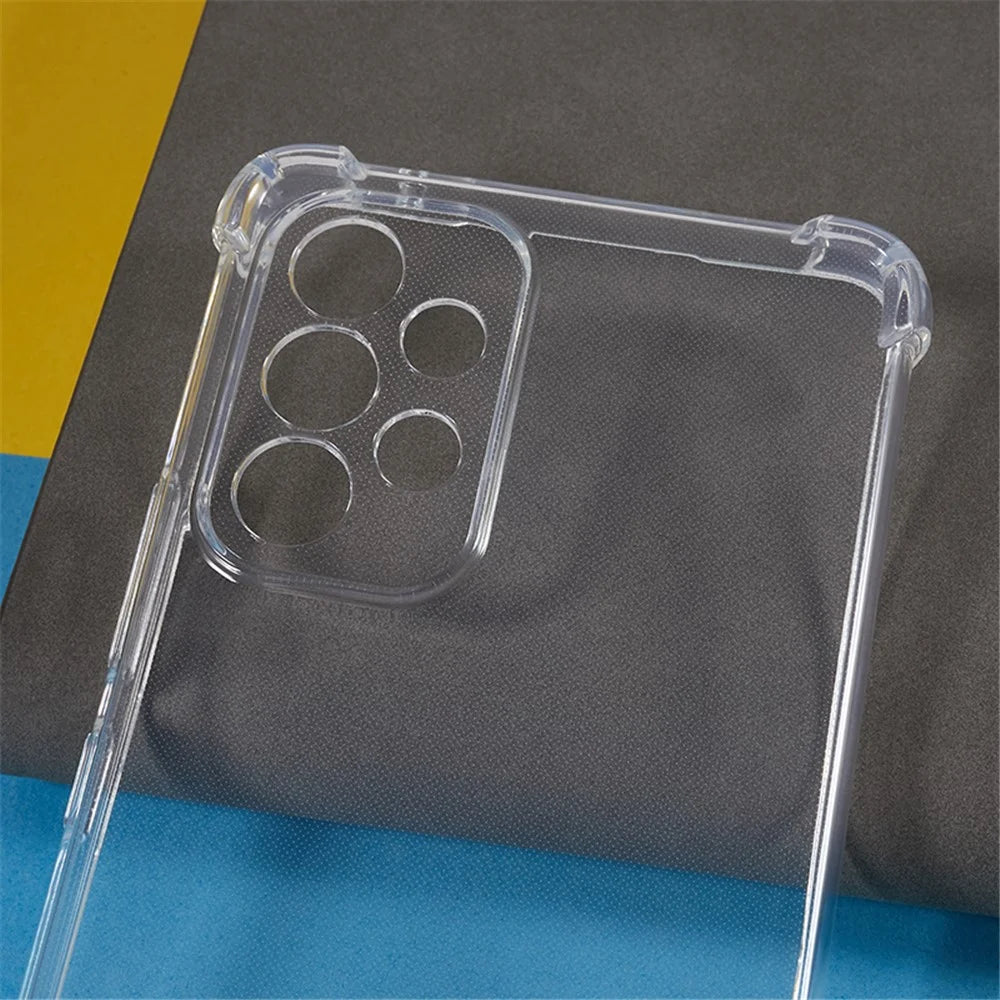 For Samsung Galaxy A53 5G Flexible TPU Phone Case Reinforced Corners Drop Resistant Transparent Cover - 5