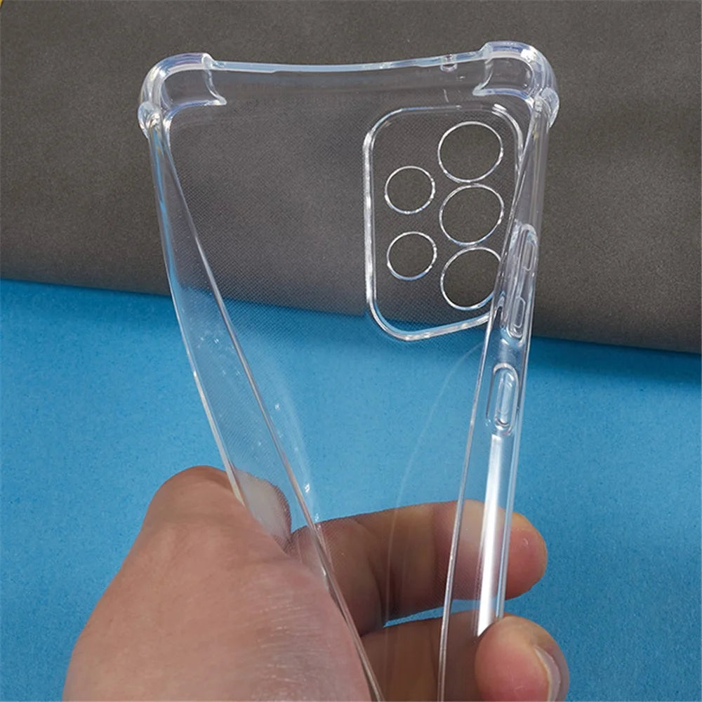 For Samsung Galaxy A53 5G Flexible TPU Phone Case Reinforced Corners Drop Resistant Transparent Cover - 7