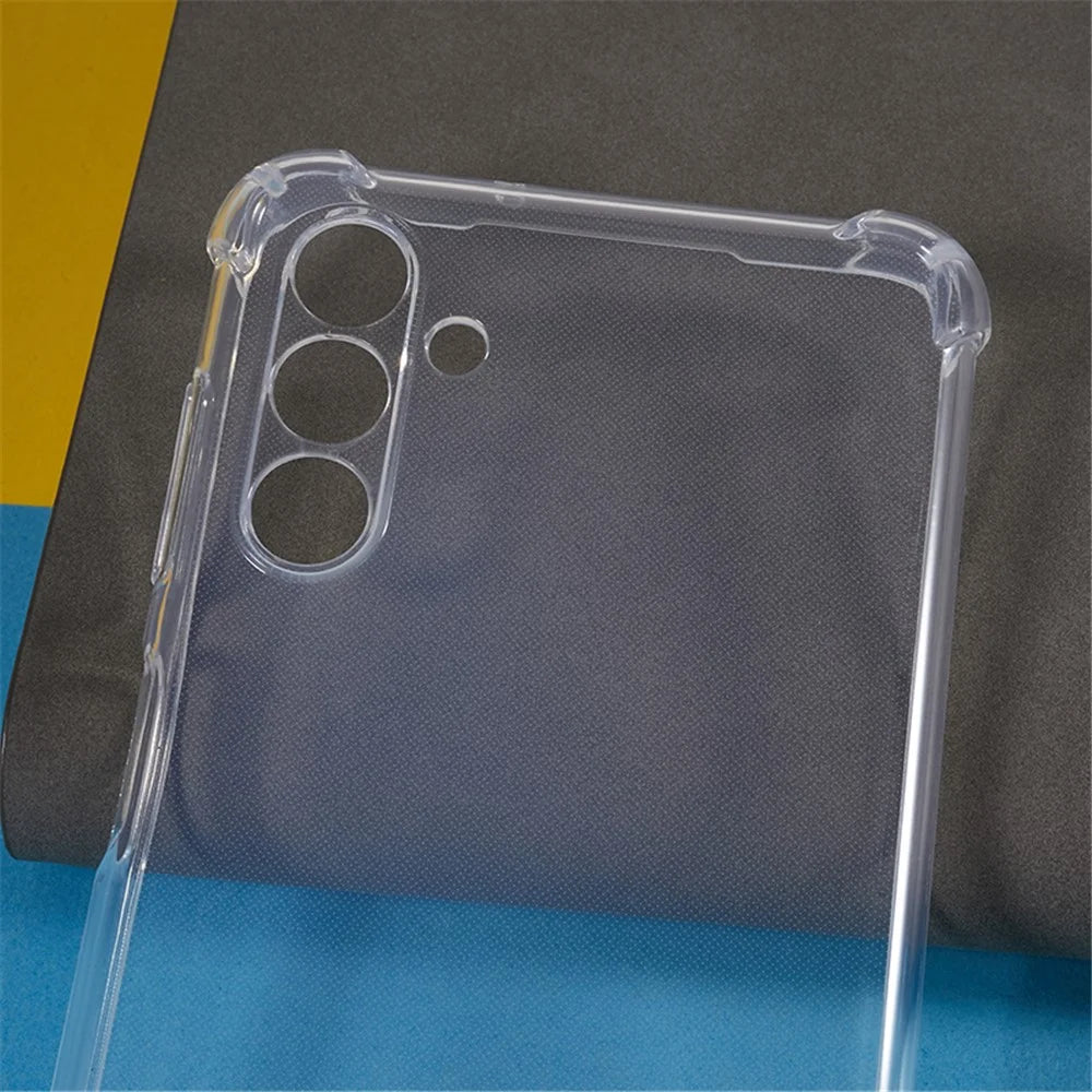 For Samsung Galaxy A13 5G / A04s 4G (164.7mm) Clear TPU Phone Case Reinforced Corners Anti-drop Cover - 5