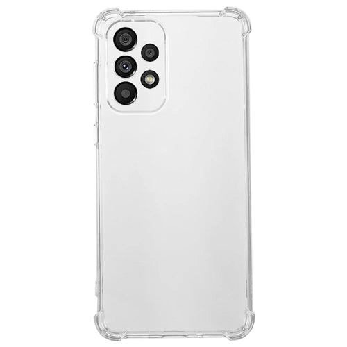 For Samsung Galaxy A33 5G Soft TPU Phone Case Transparent Reinforced Corners Anti-drop Cover - 1