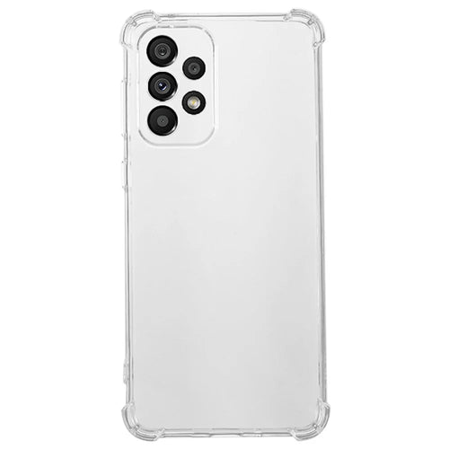 For Samsung Galaxy A73 5G Reinforced Corners Anti-drop Back Cover TPU Transparent Phone Case - 1