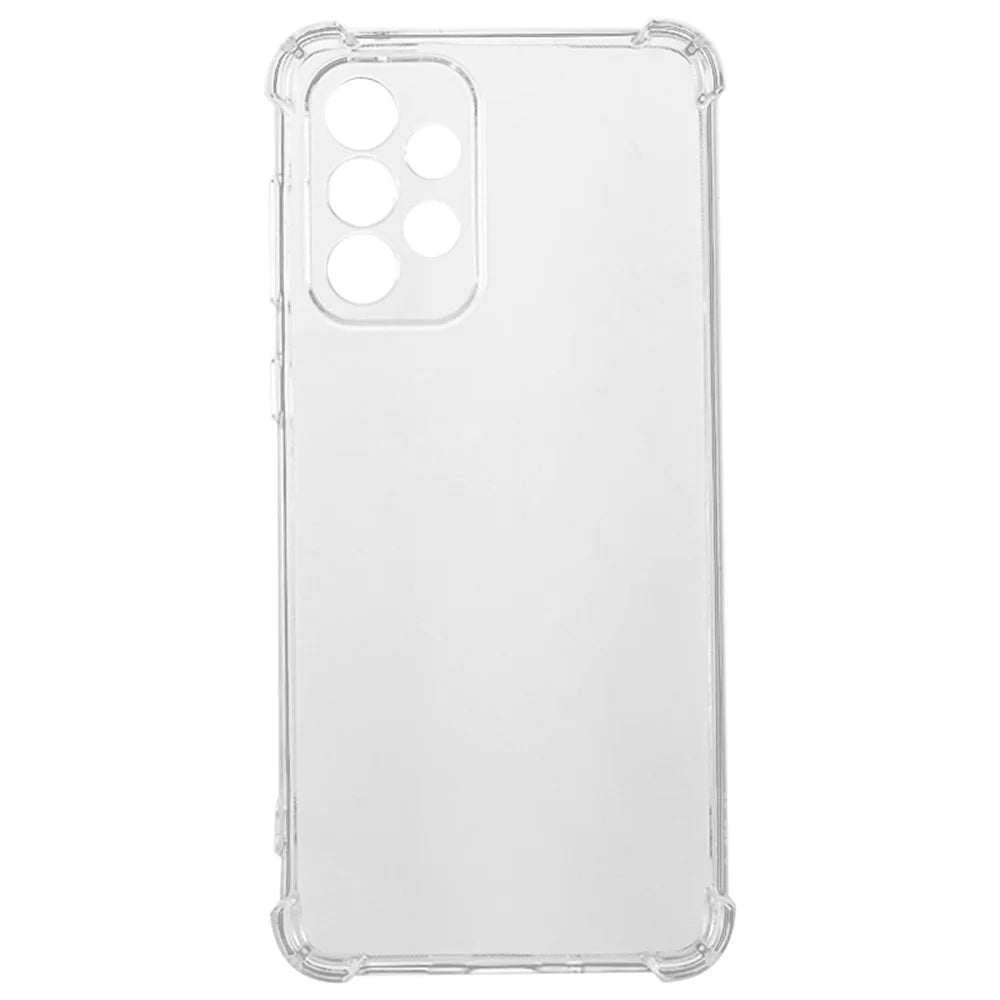 For Samsung Galaxy A73 5G Reinforced Corners Anti-drop Back Cover TPU Transparent Phone Case - 2