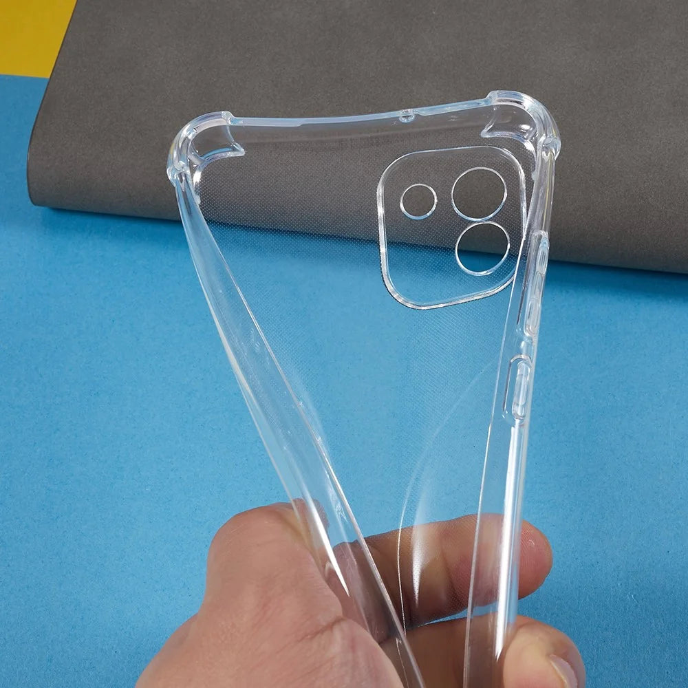 TPU Phone Case for Samsung Galaxy A03 (164.2mm) Anti-drop Clear Phone Cover - 6