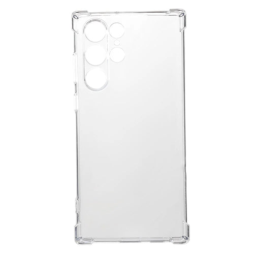 For Samsung Galaxy S22 Ultra 5G Soft TPU Case Reinforced Corner Anti-drop Clear Phone Cover - 1