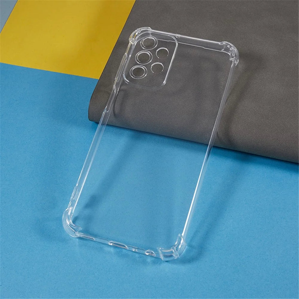Phone Case for Samsung Galaxy A23 4G / A23 5G (Global Version) Reinforced Corners Anti-drop TPU Clear Cover - 3