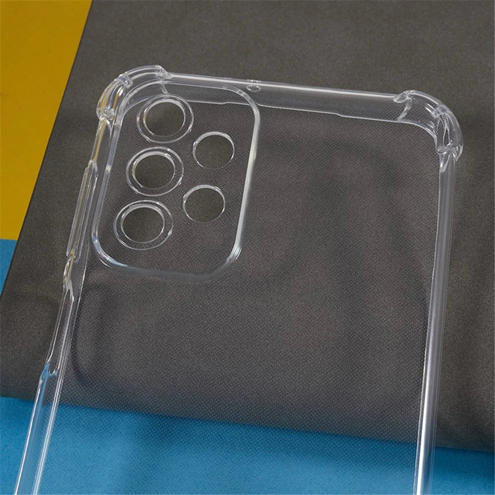 Phone Case for Samsung Galaxy A23 4G / A23 5G (Global Version) Reinforced Corners Anti-drop TPU Clear Cover - 5