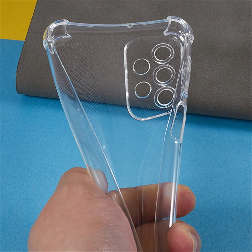 Phone Case for Samsung Galaxy A23 4G / A23 5G (Global Version) Reinforced Corners Anti-drop TPU Clear Cover - 7