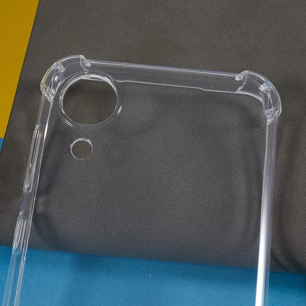 For Samsung Galaxy A03 Core Soft TPU Phone Cover Reinforced Corner Transaparent Case - 3