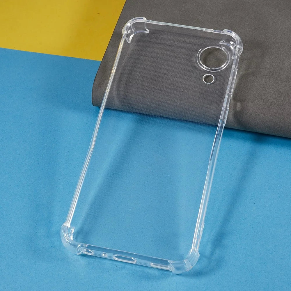 For Samsung Galaxy A03 Core Soft TPU Phone Cover Reinforced Corner Transaparent Case - 5