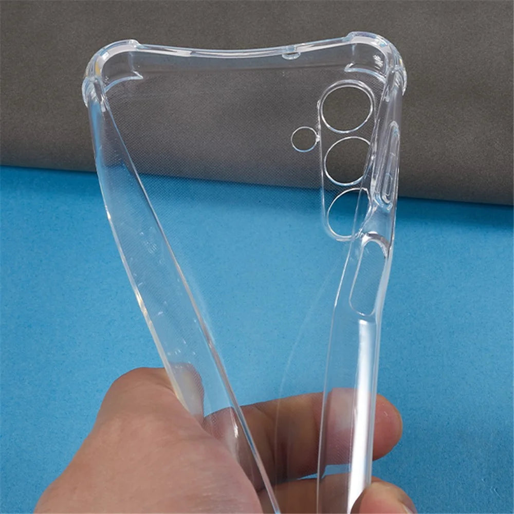 For Samsung Galaxy A14 4G / 5G Transparent TPU Phone Case Anti-drop Corners Cell Phone Cover - 7