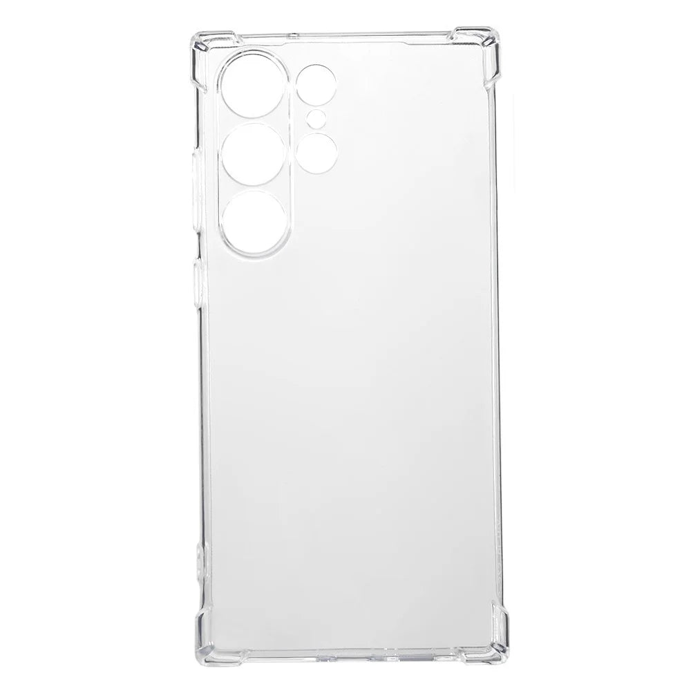For Samsung Galaxy S23 Ultra TPU Phone Cover Drop-proof Reinforced Corner Clear Phone Case - 1