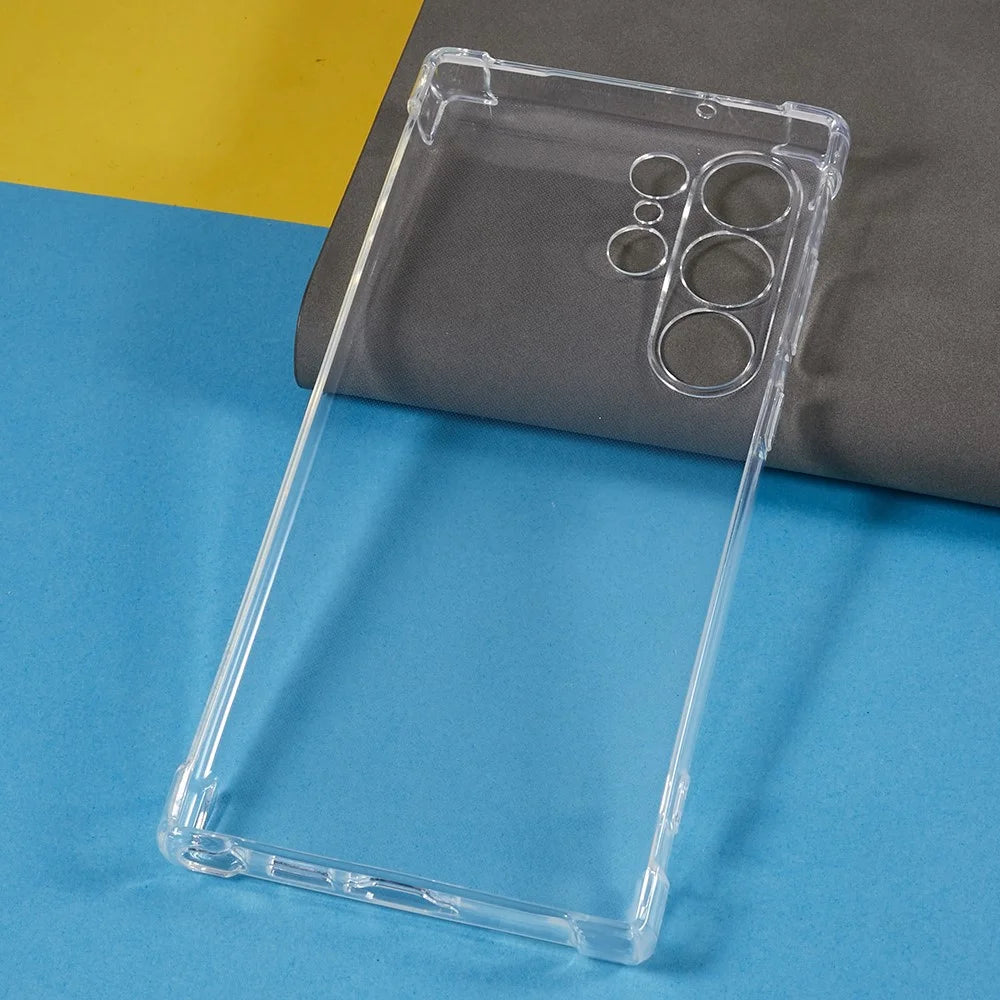 For Samsung Galaxy S23 Ultra TPU Phone Cover Drop-proof Reinforced Corner Clear Phone Case - 5