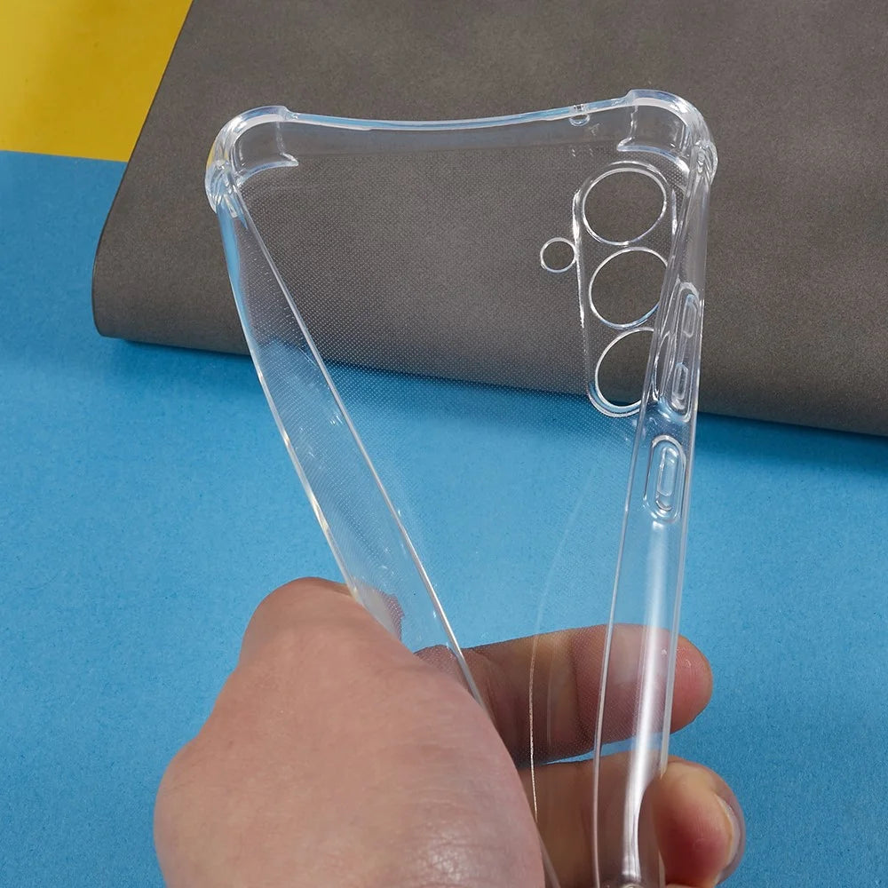 For Samsung Galaxy A34 5G TPU Clear Phone Case Reinforced Corners Mobile Phone Cover - 6