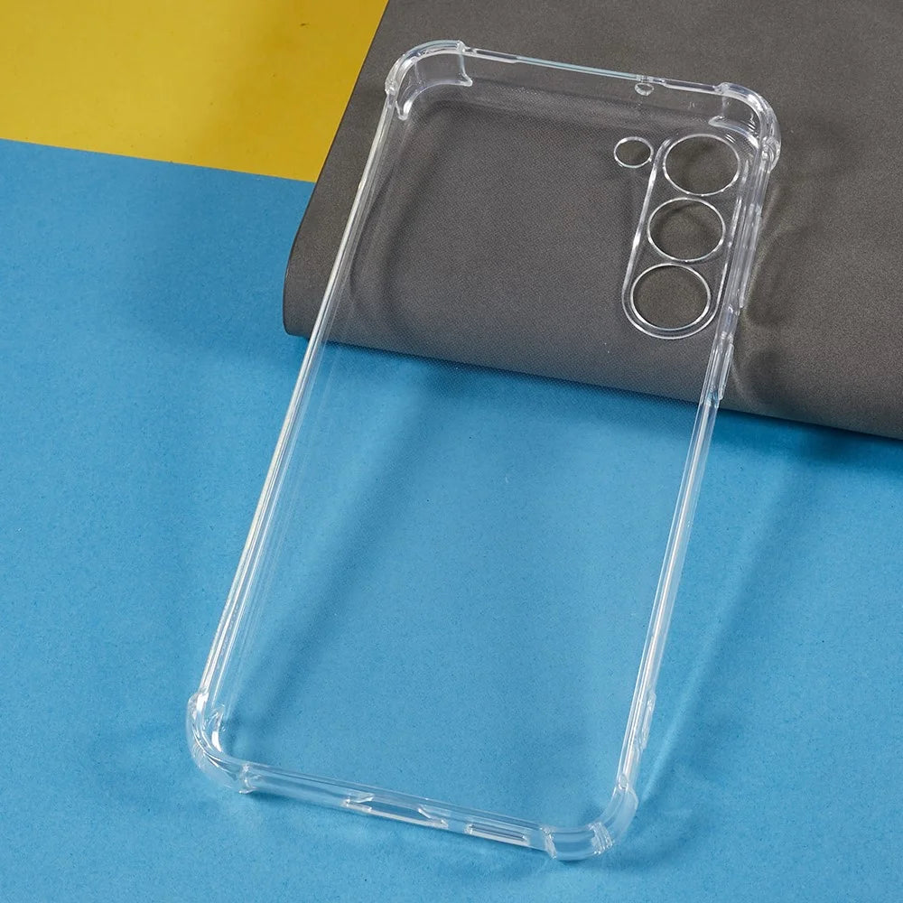 For Samsung Galaxy S23 Reinforced Corner Phone Case Shockproof Clear TPU Phone Cover - 5