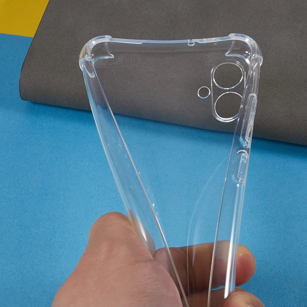 For Samsung Galaxy A04e 4G / F04 4G / M04 4G Phone TPU Case Anti-scratch Transparent Phone Cover - 6