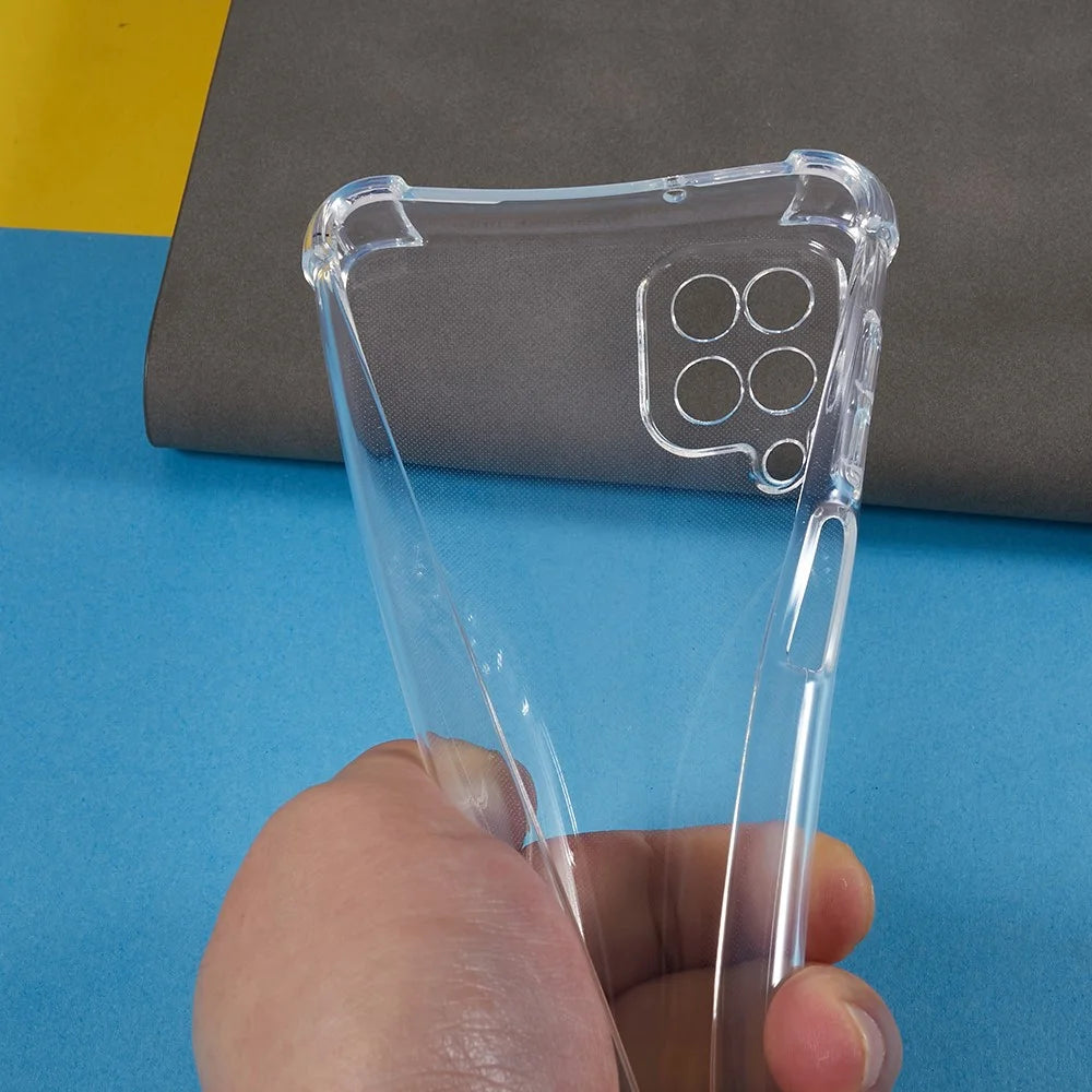 For Samsung Galaxy A12 / M12 Anti-drop Corner Phone Case Transparent TPU Phone Cover - 6