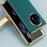 For vivo X Fold2 PU Leather+PC Phone Case Electroplating Frame Anti-Drop Protective Cover - Green - 6