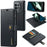 DG.MING For OnePlus 11 5G Detachable Magnetic Anti-drop Case Split Leather Wallet Stand Phone Cover - Black - 1