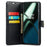 DG.MING For OnePlus 11 5G Detachable Magnetic Anti-drop Case Split Leather Wallet Stand Phone Cover - Black - 2