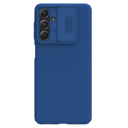 NILLKIN CamShield for Samsung Galaxy M54 5G / F54 5G Hard PC Phone Case Slide Lens Protection Anti-drop Cover - Blue - 1