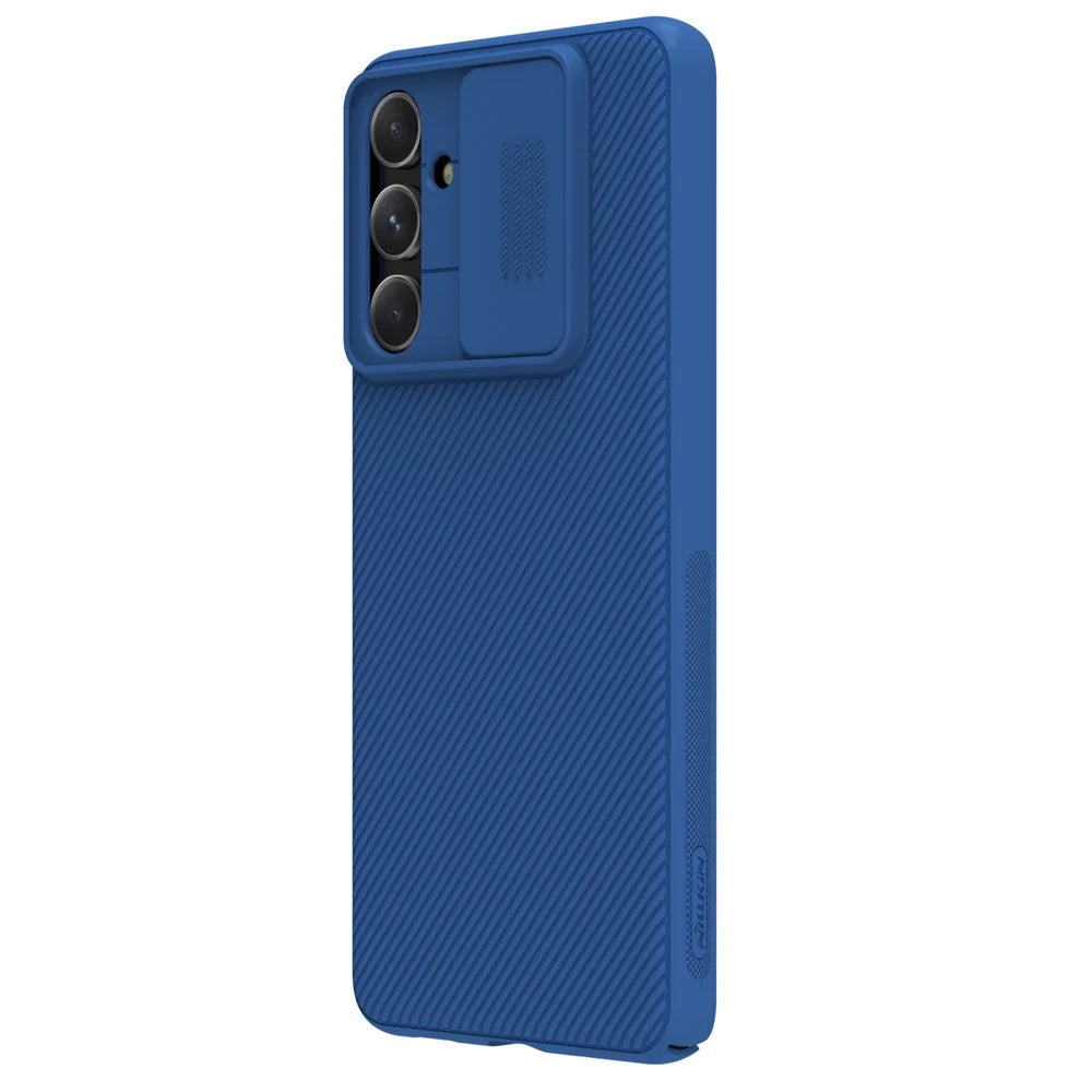 NILLKIN CamShield for Samsung Galaxy M54 5G / F54 5G Hard PC Phone Case Slide Lens Protection Anti-drop Cover - Blue - 3