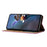 For Samsung Galaxy A53 5G Stand Case, Butterfly Imprinted Wallet Splash Proof PU Leather Cover - Purple - 3