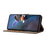 Leather Case for Samsung Galaxy A41 (Global Version) Butterfly Imprinted Phone Cover with Stand Wallet - Black - 3