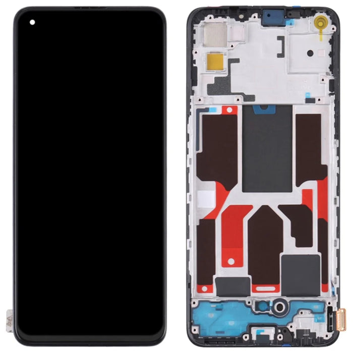 For Oppo Reno5 5G / Find X3 Lite Grade C LCD Screen and Digitizer Assembly + Frame Part (TFT Technology) (without Logo) - 1