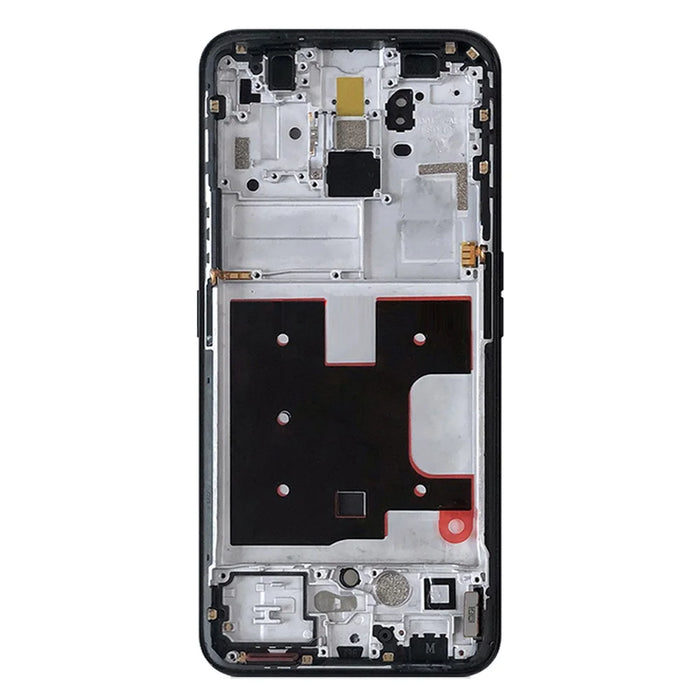 For OPPO Reno2 Z / Reno2 F Grade C OLED Screen and Digitizer Assembly + Frame Repair Part (without Logo) - Black - 2