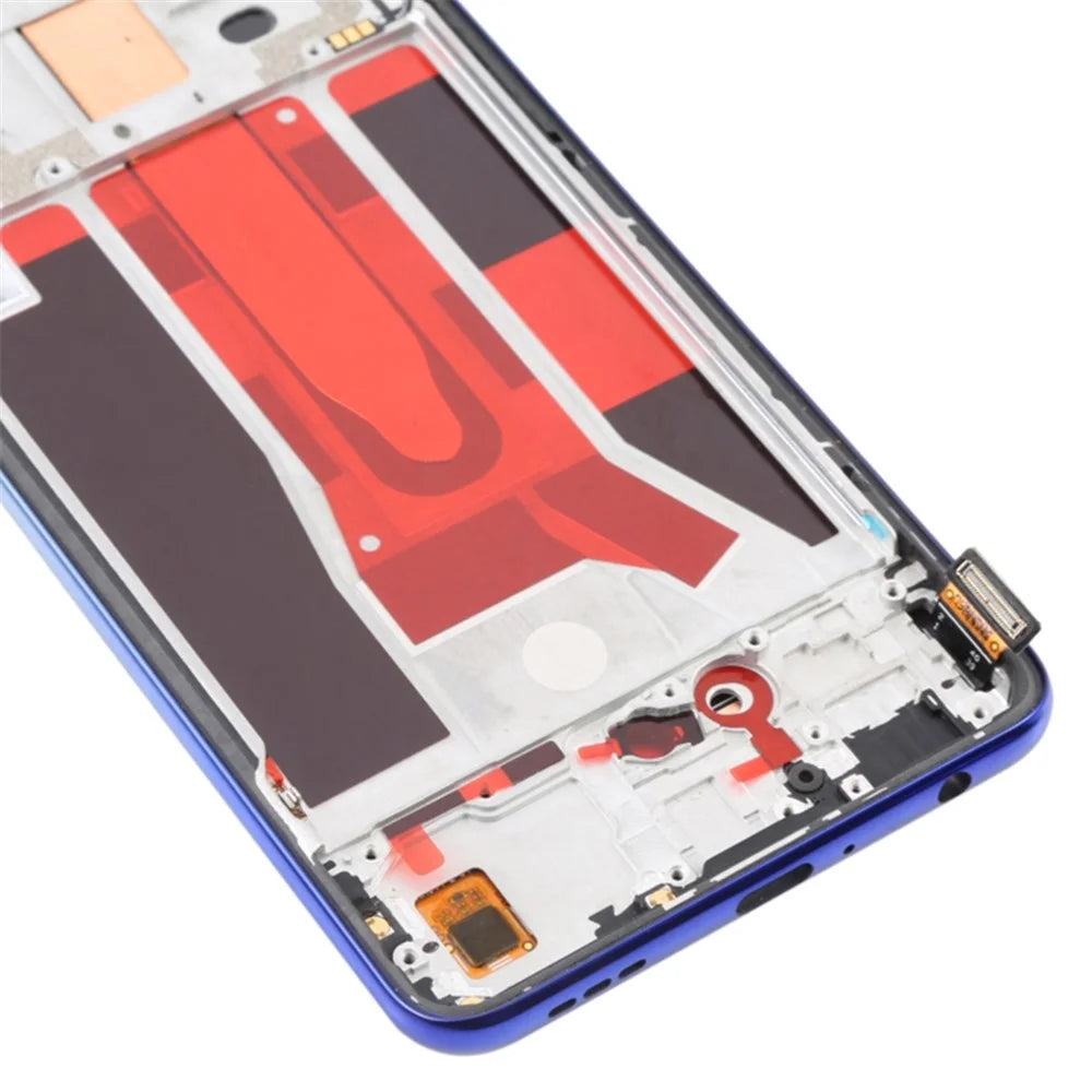 For OPPO Reno3 5G / Reno3 Youth / F15 / Find X2 Lite / K7 (2020) Grade C LCD Screen and Digitizer Assembly + Frame Part (TFT Technology) (without Logo) - Blue - 4