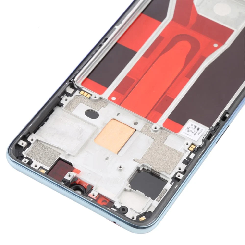 For OPPO Reno3 5G / Reno3 Youth / F15 / Find X2 Lite / K7 (2020) Grade C LCD Screen and Digitizer Assembly + Frame Part (TFT Technology) (without Logo) - Blue - 5