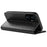 For Realme C55 Shockproof Crazy Horse Texture Phone Case PU Leather Wallet Flip Stand Cover - Black - 4