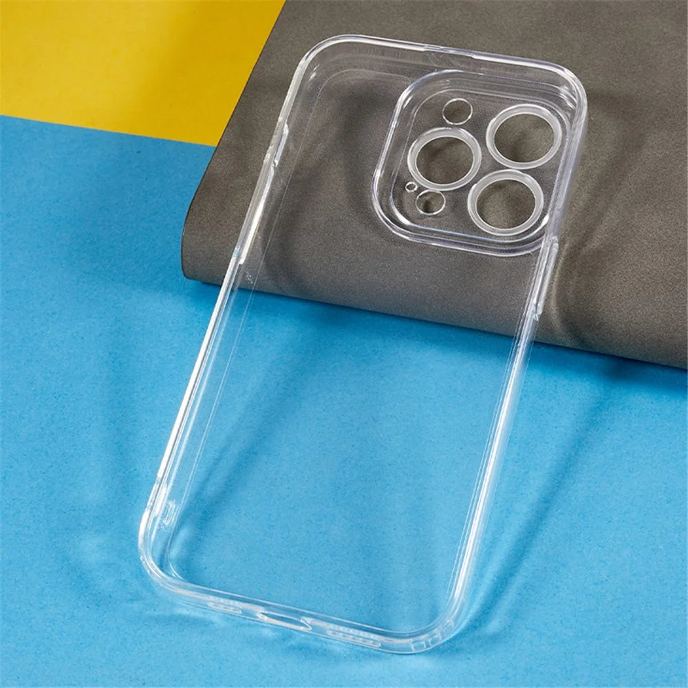 For iPhone 14 Pro Max Super Clear Thickened TPU Cover Shock Absorption Phone Case with Precise Cutout - 5