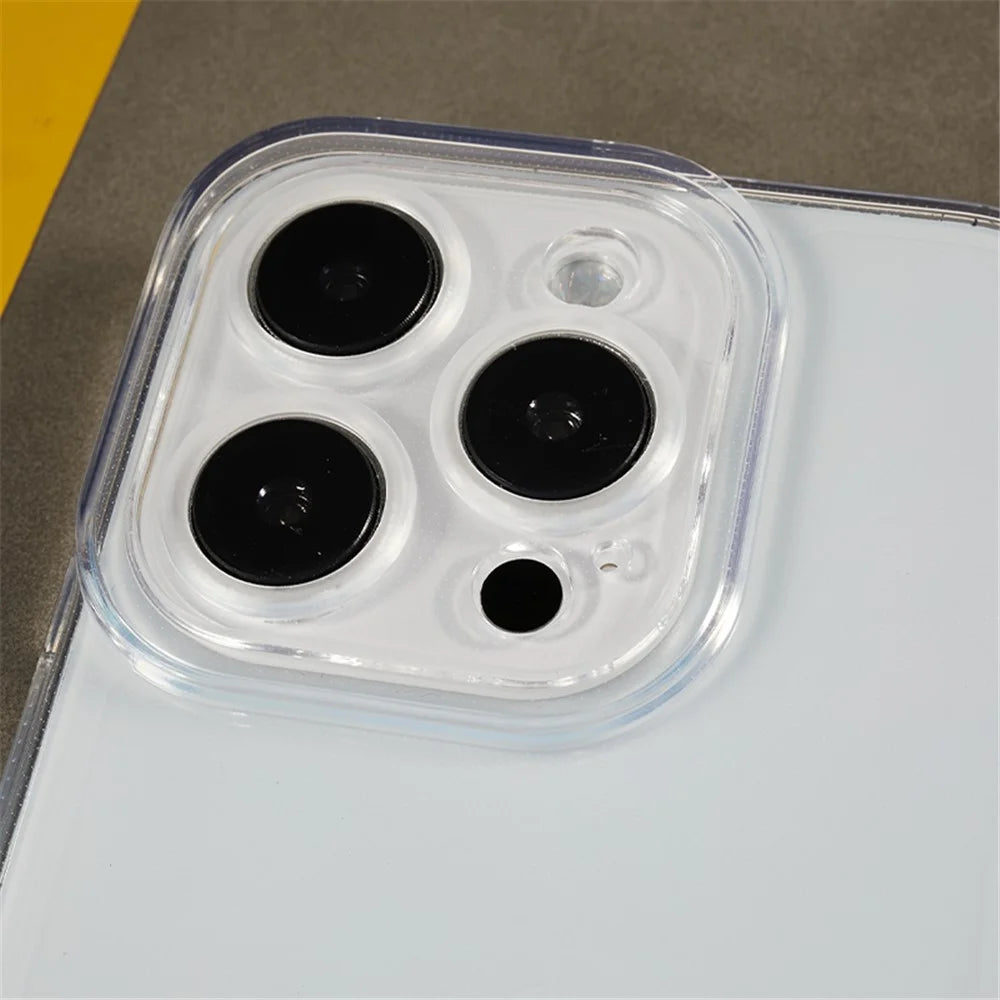 For iPhone 14 Pro Max Super Clear Thickened TPU Cover Shock Absorption Phone Case with Precise Cutout - 7
