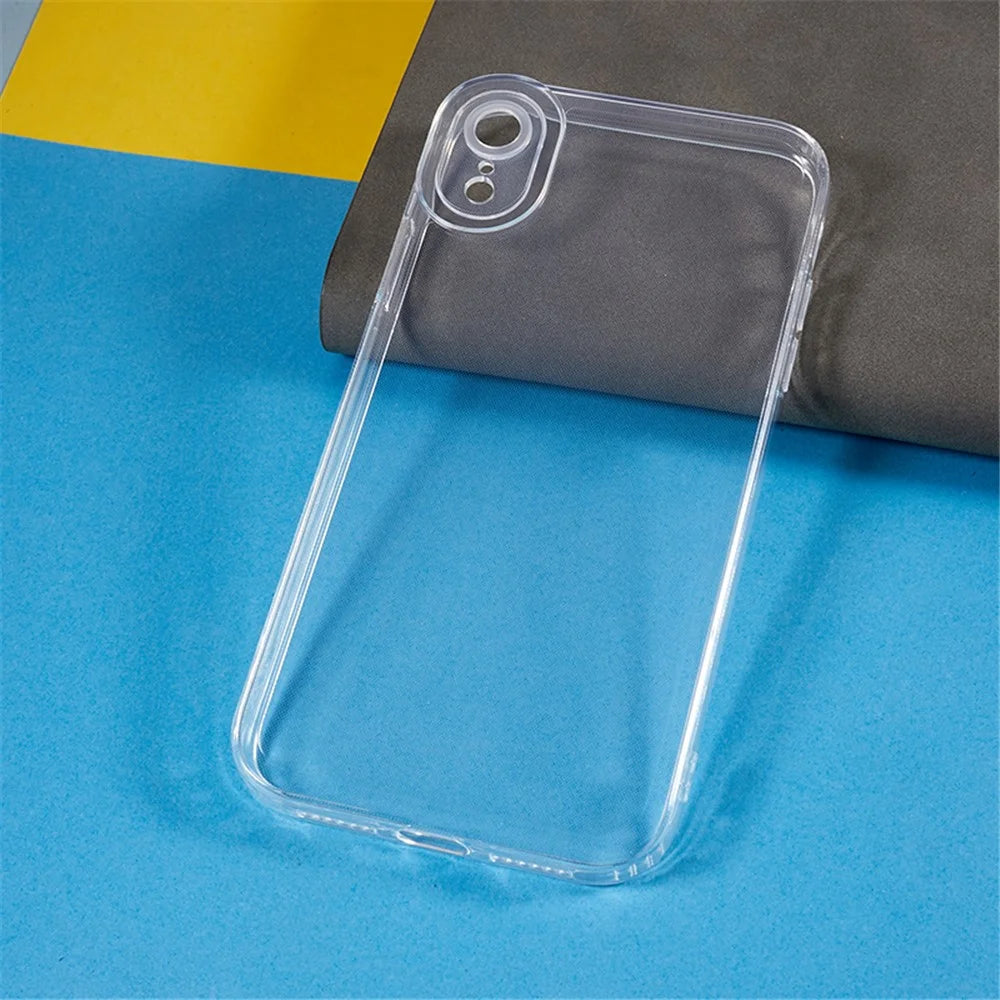 For iPhone XR 6.1 inch High Transparency TPU Mobile Case Precise Cut-Out Thicken Phone Back Cover - 3