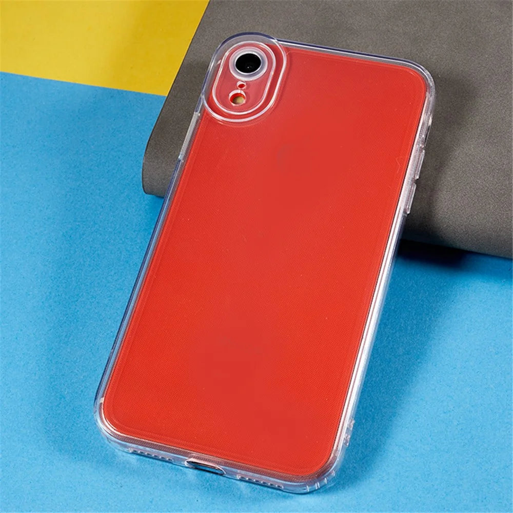 For iPhone XR 6.1 inch High Transparency TPU Mobile Case Precise Cut-Out Thicken Phone Back Cover - 4