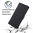 Phone Stand Cover for Samsung Galaxy A54 5G Fall-proof PU Leather Folio Flip Case Card Holder Shell - Black - 4