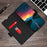 Phone Stand Cover for Samsung Galaxy A54 5G Fall-proof PU Leather Folio Flip Case Card Holder Shell - Black - 7