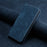 Anti-scratch Phone Cover for Nokia C32 RFID Blocking Textured Wallet Magnetic Leather Flip Stand Case - Blue - 6