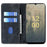 For Nokia C12 4G / C12 Plus / C12 Pro PU Leather Mobile Phone Case Textured Anti-Drop Stand Wallet RFID Blocking Phone Cover - Black - 2